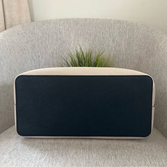 Kate Spade Saffiano Triple Compartment Color block Satchel Handbag - Picture 8 of 8